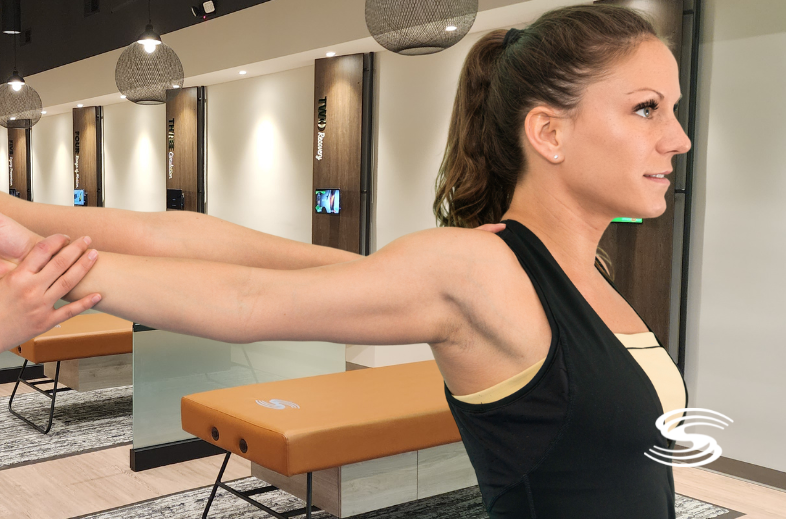 Assisted Stretching Pose